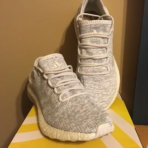 Men’s ADIDAS PureBOOST Running Sneaker BA8893 white/grey 10.5